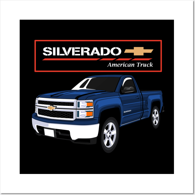 Silverado American Truck Wall Art by Turbo29